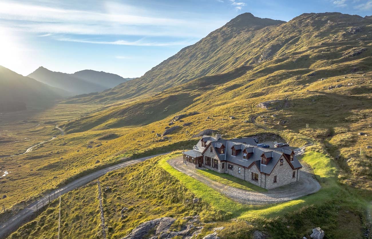 Glen Dessary lodge in the Scottish Highlands